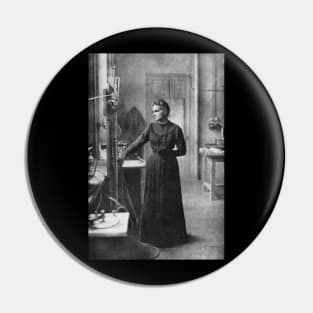 Marie Curie Portrait Pin