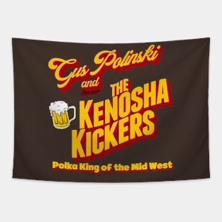 Kicking it in Kenosha: The Kenosha Kickers T-Shirt - Polka Power Edition Tapestry