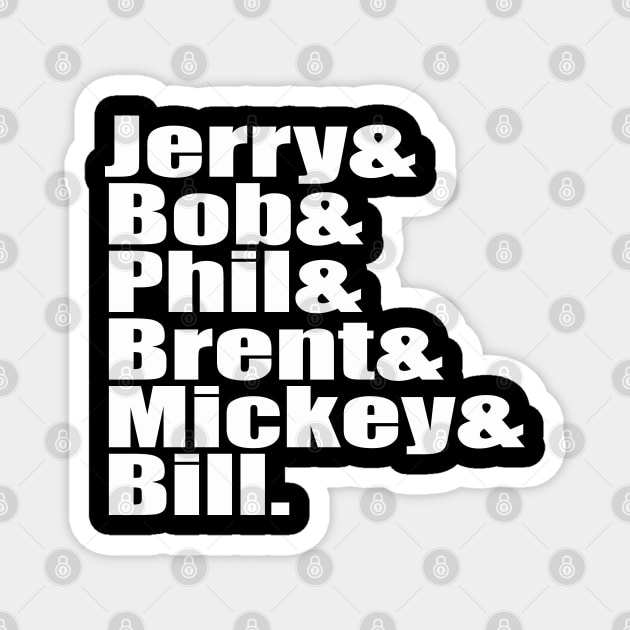 Jerry and Friends Magnet by Shakedownstyles