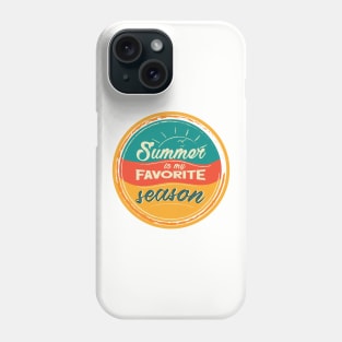 Summer is my favorite season (warm color) Phone Case