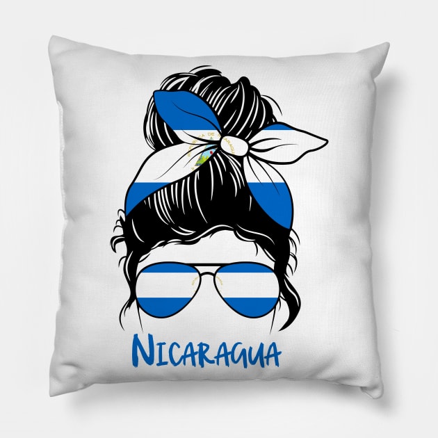 Nicaraguan girl Nicaraguense Nicaragua girl Pillow by JayD World