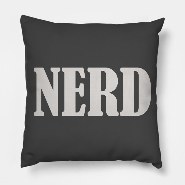 Nerd Pillow by Hillbillydesigns