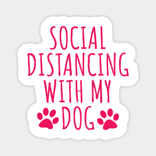 Social distancing with my dog Magnet