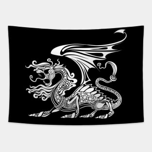 Asian Dragon Graphic Tapestry