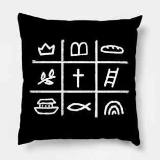 Biblical Symbols Pillow