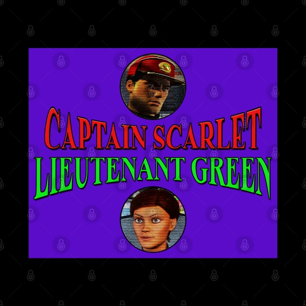 Captain Scarlet & Lieutenant Green by The Black Panther