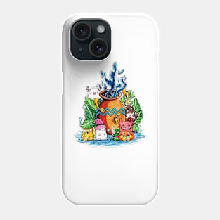 Zodiac AQUARIUS Doodle Art Series Phone Case