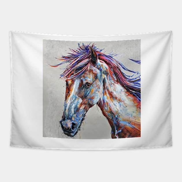 horse sketch Tapestry by bogfl