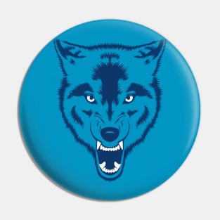 Wolf angry Pin