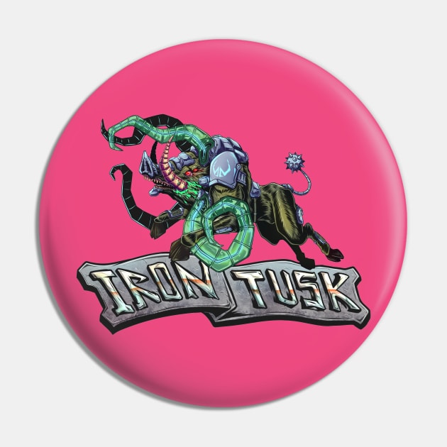 Cyber Tusk 2077 Pin by IronTuskPainting