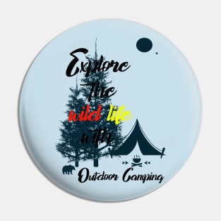 Outdoor camping explore wild life Pin