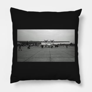 Man walking across consolidated PBY-5A Catalina Pillow