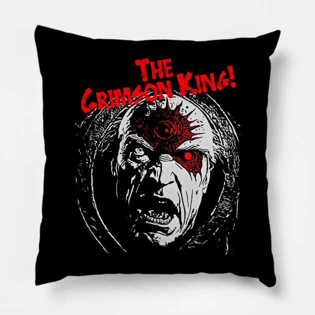 CRIMSON KING Pillow by BarrySullivan