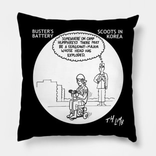 Scoots in Korea Pillow