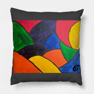 Colorful Stained Glass Pillow
