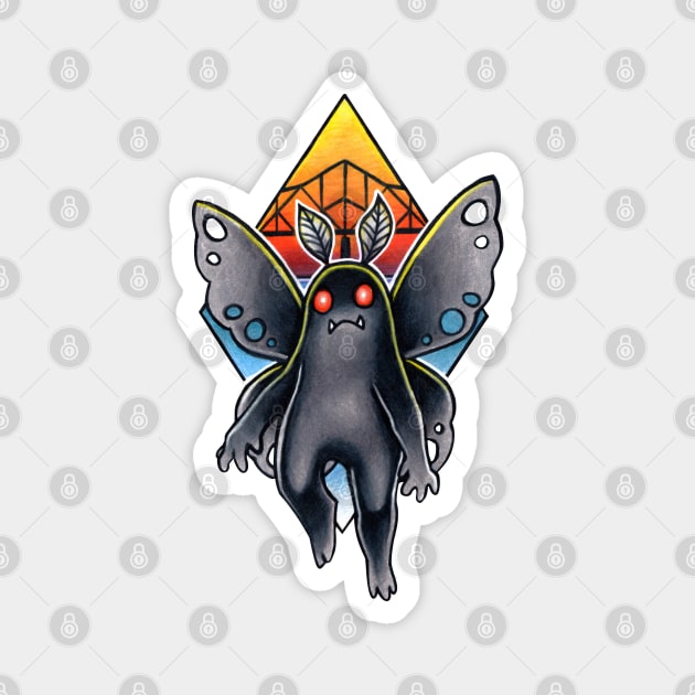 The infamous Moth Man Magnet by theartofamberramirez