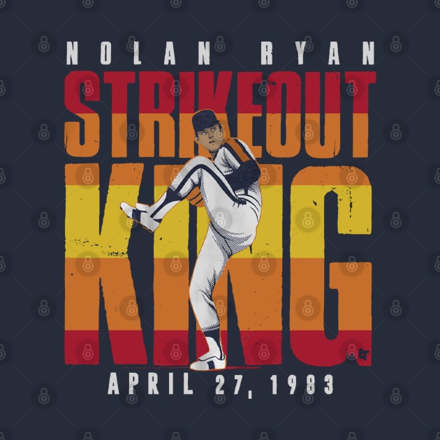 Nolan Ryan Strikeout King by KraemerShop
