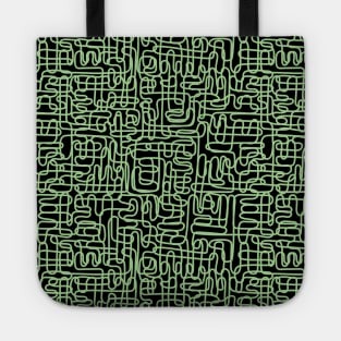 One Line - Green Tote