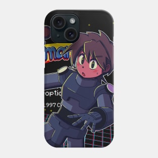 vaporwave anime aesthetic retro video games Phone Case