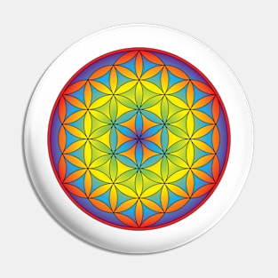 Flower of Life Pin