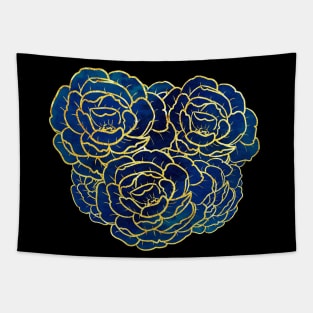 blue roses Tapestry