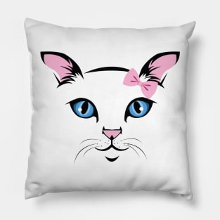 Beautiful Kitty Eyes Pillow