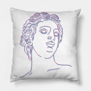 vaporwave anaglyph II Pillow