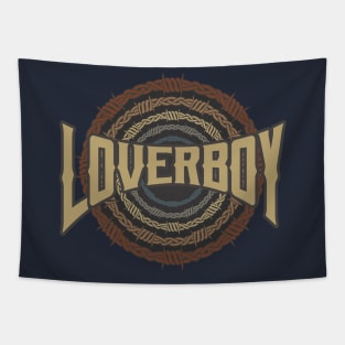 Loverboy Barbed Wire Tapestry