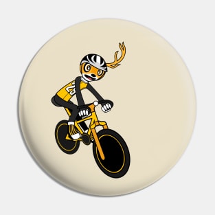 Cyclist Deer Velo Pin