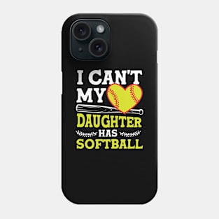 Softball Sport Dad Softball Mom Phone Case