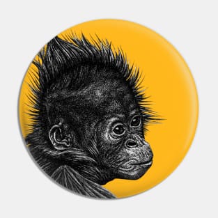 Baby orangutan monkey Pin