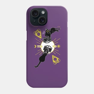 Ouija cat party Phone Case