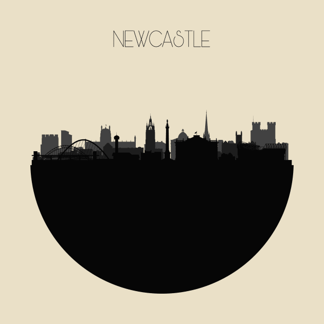 Newcastle Skyline by inspirowl