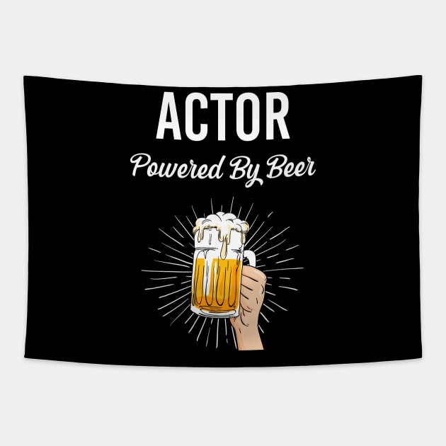 Beer Actor Tapestry by Hanh Tay