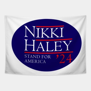 Nikki Haley 2024 Stand For America Tapestry