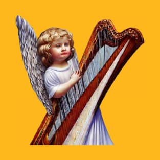 Illustration angel with harp T-Shirt