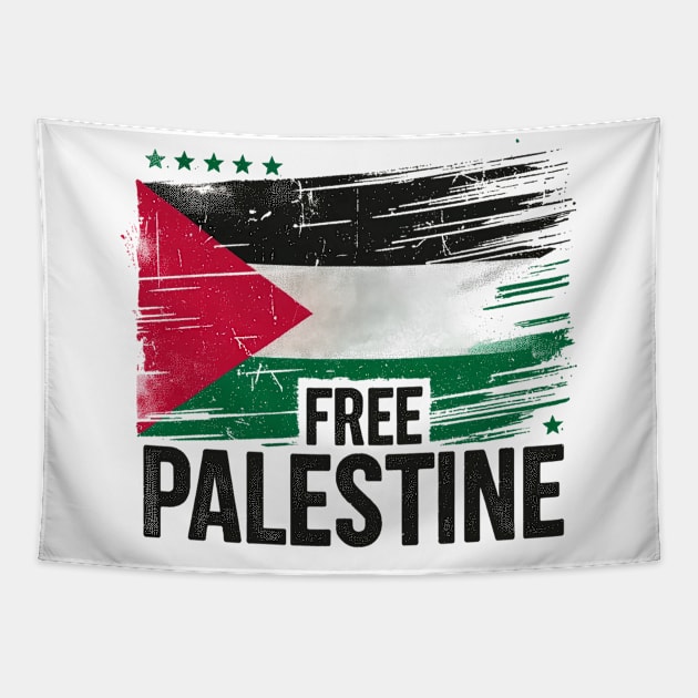 Free Palestine Tapestry by MZeeDesigns