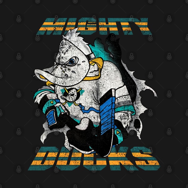 RETRO MIGHTY DUCKS FIGHTERS by wesgemblung