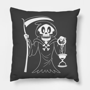 That's all Dude Grim Reaper Death 30s Old Cartoon Halloween Party Gift Pillow