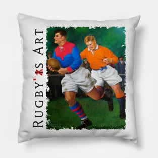 Rugby Vintage 1920's by PPereyra Pillow