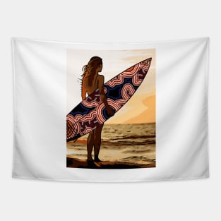 Surfs Up Australia Tapestry