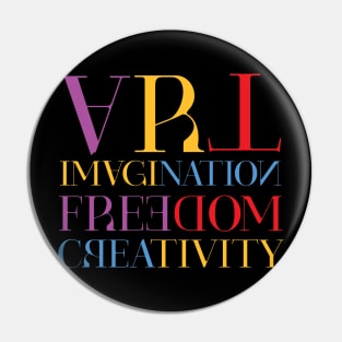 Art Imagination Freedom Creation Pin