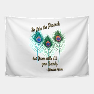 Be Like the Peacock Tapestry