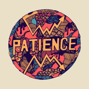 Retro Triad Circle of Patience T-Shirt