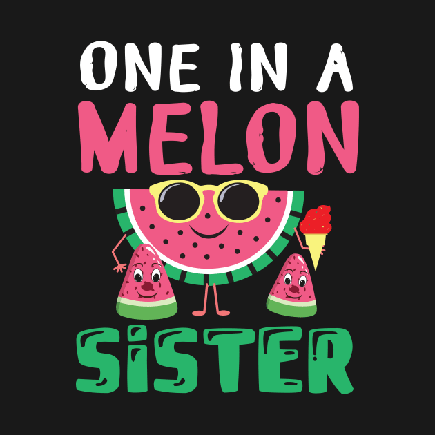 Glasses Watermelon One In A Melon Sister Brother Cousin Mom by joandraelliot