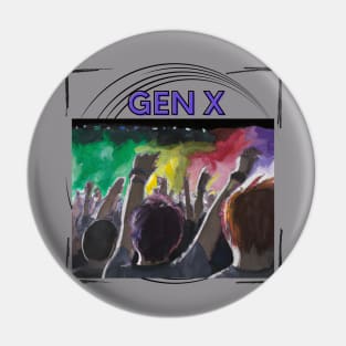 Gen X Concert Grunge Punk Pit Pin