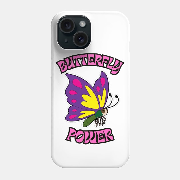 🦋 Butterfly Power – Cute Fairy Tale Fantasy Butterfly Phone Case by Pixoplanet