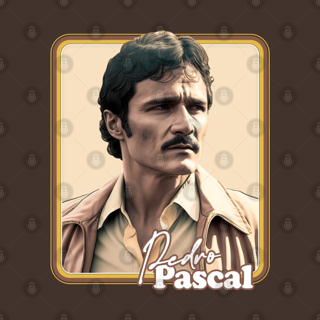 Pedro Pascal ---- Retro Fan Artwork by DankFutura