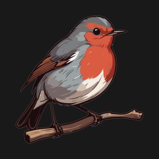 Red Robin Bird T-Shirt