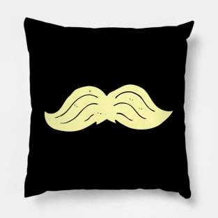 Blonde Thick Mustache Pillow